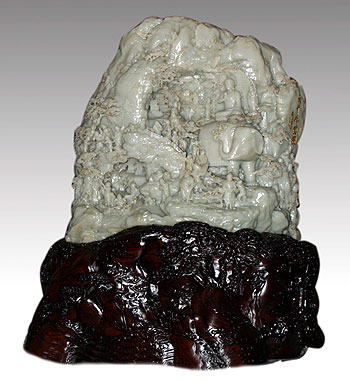 白玉《大千佛國(guó)圖》