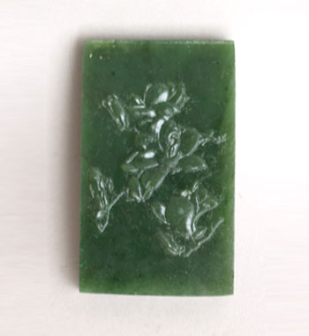 青海碧玉《玉蘭花 》
