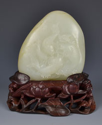 白玉籽《魚(yú)戲圖》