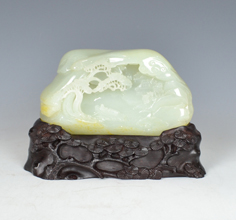 白玉籽《泛舟圖》