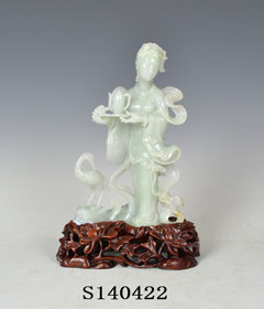 翡翠《仕女》
